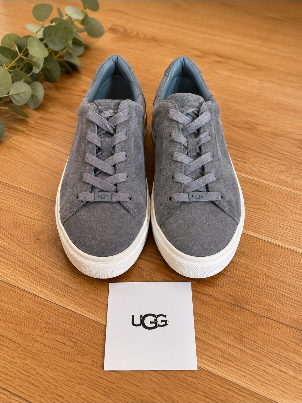 NIB UGG Zilo Geyser (Gray) Sneakers, Size 7.5 NEW